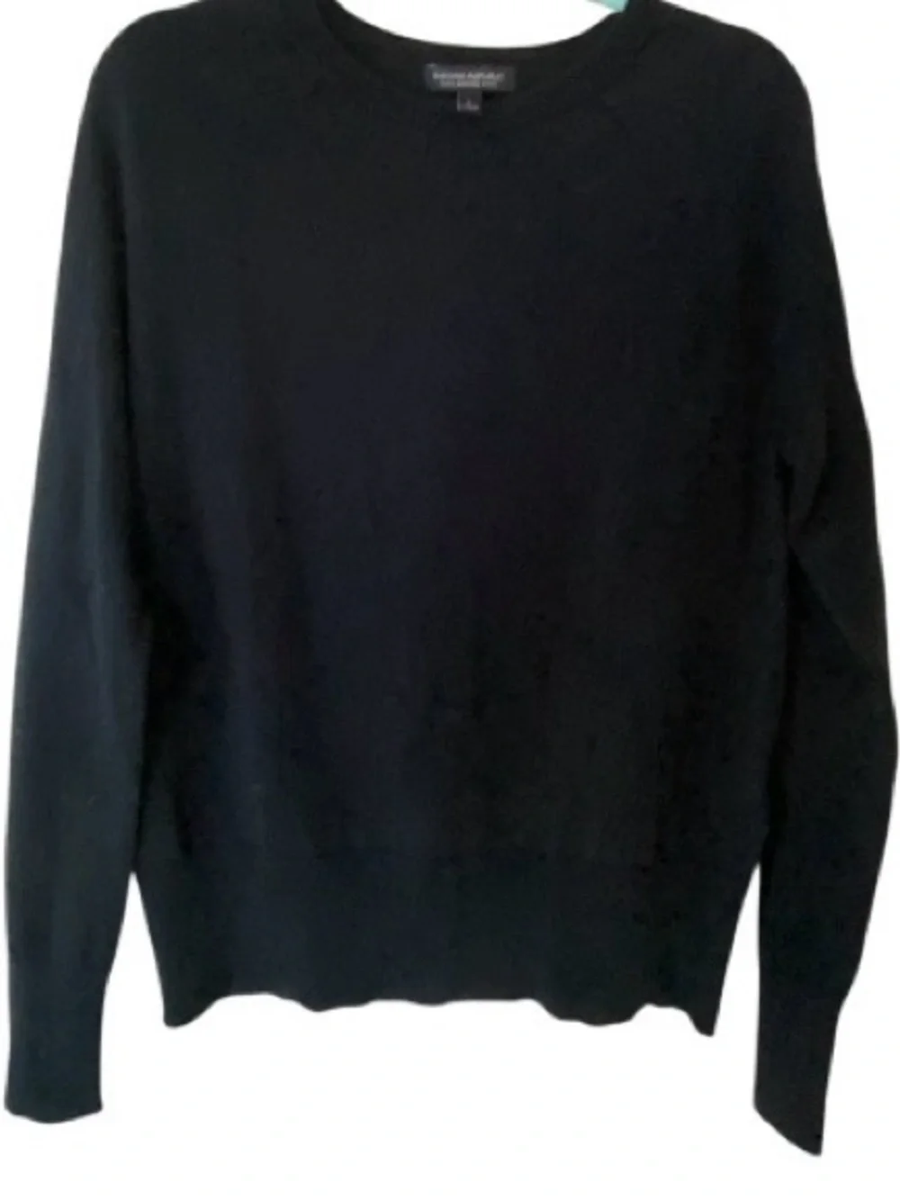 Banana Republic 100% Merino wool Men's Black Crewneck Sweater size L